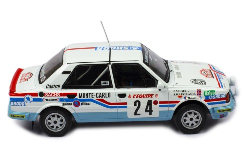 ŠKODA 130L #24  J.Haugland - P.Vegel Rally Monte-Carlo 1987