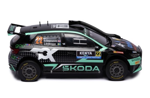 ŠKODA FABIA Rally2 (2023) #22 G.Greensmiith - J.Andersson Winner WRC2 Safari Rally Kenya 2024 