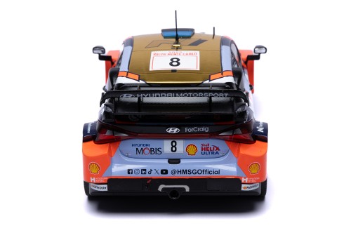 HYUNDAI i20 N Rally1 #8 O.Tänak - M.Järveoja Rallye Monte-Carlo 2025 (with night lights)