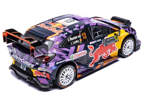 FORD PUMA Rally1 #13 G.Munster - L.Louka Rallye Monte-Carlo 2025 (with night lights)