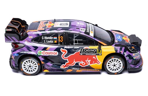 FORD PUMA Rally1 #13 G.Munster - L.Louka Rallye Monte-Carlo 2025 (with night lights)