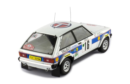TALBOT SUNBEAM LOTUS  #16  G.Frequelin - J.Todt Rallye Monte-Carlo 1981 