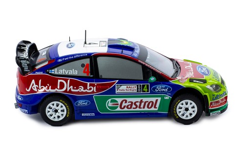 FORD FOCUS  RS WRC 2009 #4 J-M.Latvalla - M.Anttila Winner Rally Sardegna 2009