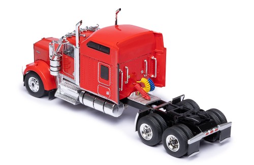 KENWORTH W900 1990 Black (with big sleeper) - Red
