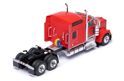 KENWORTH W900 1990 Black (with big sleeper) - Red