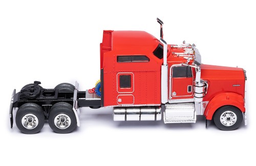 KENWORTH W900 1990 Black (with big sleeper) - Red