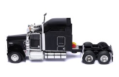 KENWORTH W900 1990 White with Flag (with big sleeper) - Black