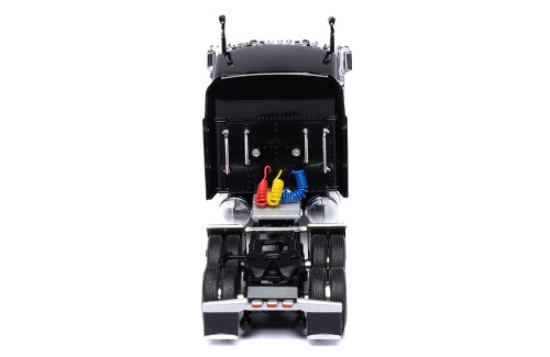 KENWORTH W900 1990 White with Flag (with big sleeper) - Black KENWORTH W900 1990 White with Flag (with big sleeper) - Black