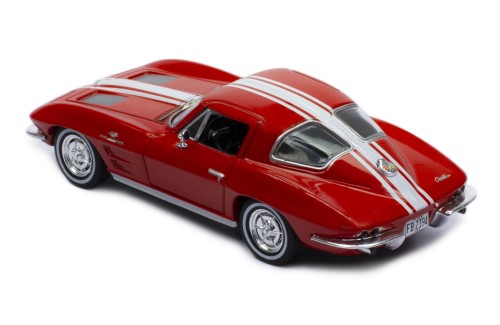 CHEVROLET Corvette Stingray 1963 Red and White