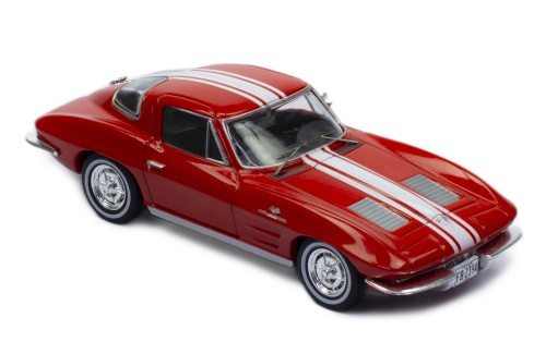 CHEVROLET Corvette Stingray 1963 Red and White