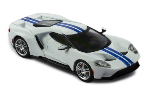 FORD GT 2017 White with Blue stripes