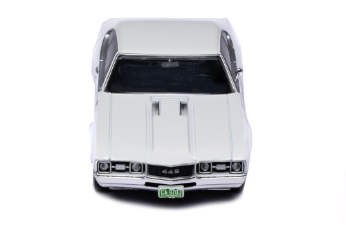 OLDSMOBILE 442 W-30 Coupe 1970 White w/ Black Stripes