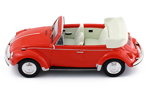 VOLKSWAGEN SUPER BEETLE 1973 CONVERTIBLE RED