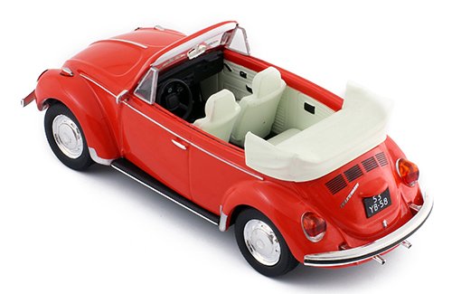 VOLKSWAGEN SUPER BEETLE 1973 CONVERTIBLE RED