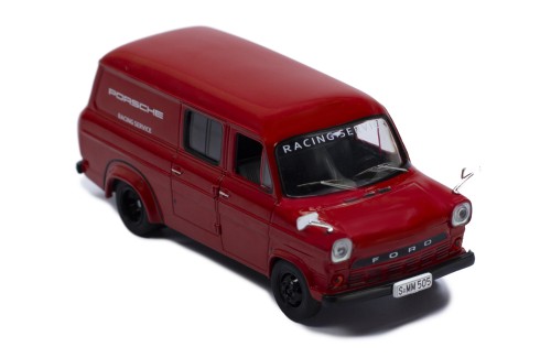 FORD TRANSIT MK I 1966 Porsche Racing Service Red