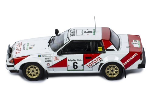 TOYOTA CELICA 2000GT #6 P.Eklund - R.Spjuth Rallye Côte d'Ivoire 1982