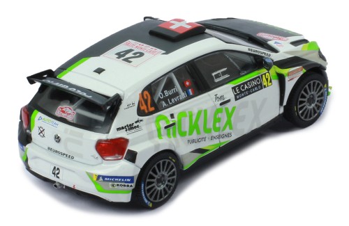 VOLKSWAGEN Polo GTI R5 #42 O.Burri -A.Levratti Rallye Monte-Carlo 2020