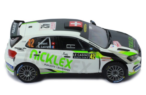 VOLKSWAGEN Polo GTI R5 #42 O.Burri -A.Levratti Rallye Monte-Carlo 2020