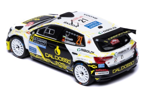 ŠKODA FABIA RS Rally2 #21 N.Gryazin - K.Aleksandrov Rallye Monte-Carlo 2025