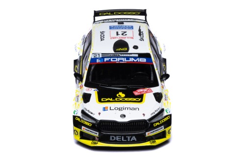 ŠKODA FABIA RS Rally2 #21 N.Gryazin - K.Aleksandrov Rallye Monte-Carlo 2025
