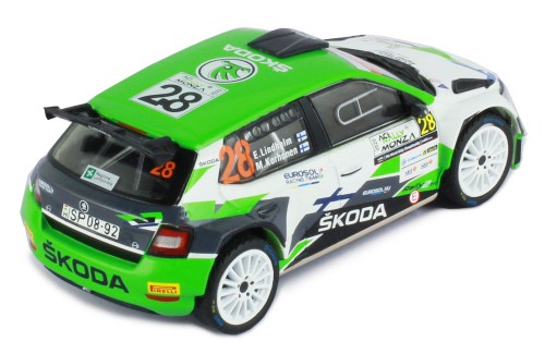 ŠKODA Fabia R5 EVO #28 E.Lindholm-M. Korhonen ACI Rally Monza 2020