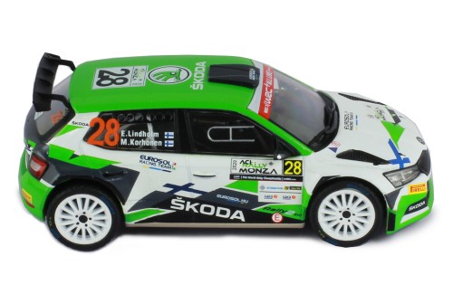 ŠKODA Fabia R5 EVO #28 E.Lindholm-M. Korhonen ACI Rally Monza 2020