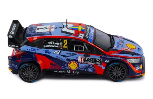 HYUNDAI i20 N Rally1 #2 O.Solberg - E.Edmondson Rallye Monte-Carlo 2022