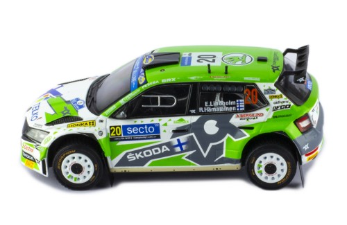 ŠKODA FABIA Rally2 EVO #20 E.Lindholm - R.Hämäläinen Rally Finland 2022