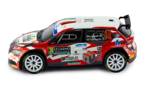ŠKODA FABIA Rally2 #38 M.Locatelli - S.Tiraboschi Rallye Monte-Carlo 2024