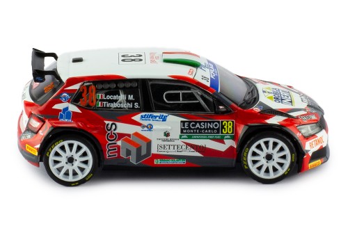 ŠKODA FABIA Rally2 #38 M.Locatelli - S.Tiraboschi Rallye Monte-Carlo 2024