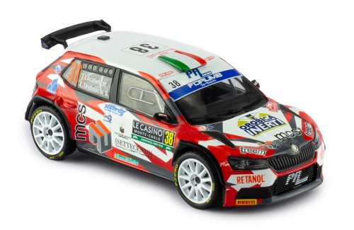 ŠKODA FABIA Rally2 #38 M.Locatelli - S.Tiraboschi Rallye Monte-Carlo 2024