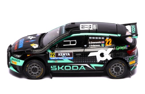 ŠKODA FABIA Rally2 (2023) #22 G.Greensmiith - J.Andersson Winner WRC2 Safari Rally Kenya 2024 