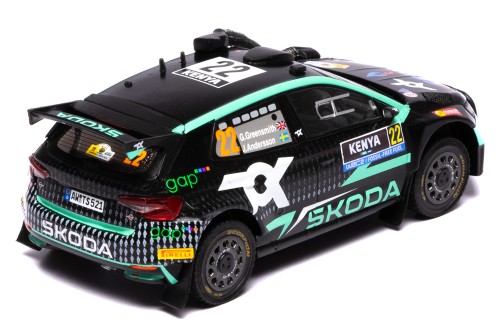 ŠKODA FABIA Rally2 (2023) #22 G.Greensmiith - J.Andersson Winner WRC2 Safari Rally Kenya 2024 