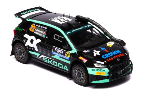 ŠKODA FABIA Rally2 (2023) #22 G.Greensmiith - J.Andersson Winner WRC2 Safari Rally Kenya 2024 