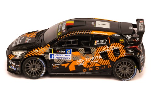 TOYOTA GR YARIS Rally2 #1 M.Potty - R.Herman Ypres Rally 2024