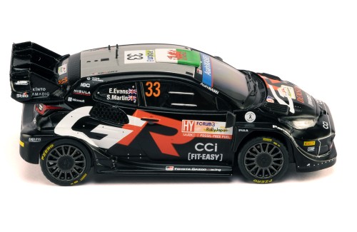 TOYOTA GR YARIS Rally1 Hybrid #33 E.Evans - S.Martin Winner Rally Japan 2024 