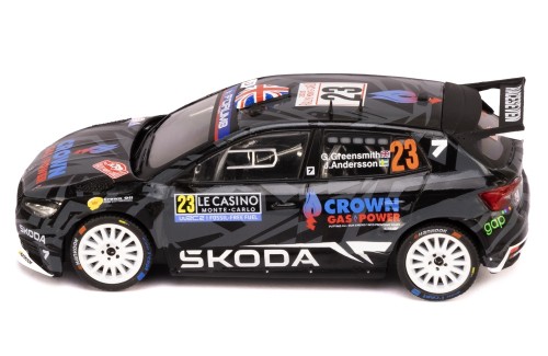 ŠKODA FABIA RS Rally2 #23 G.Greensmith - J.Andersson Rallye Monte-Carlo 2025 