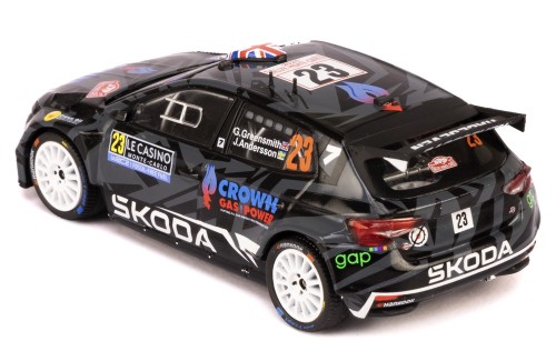 ŠKODA FABIA RS Rally2 #23 G.Greensmith - J.Andersson Rallye Monte-Carlo 2025 