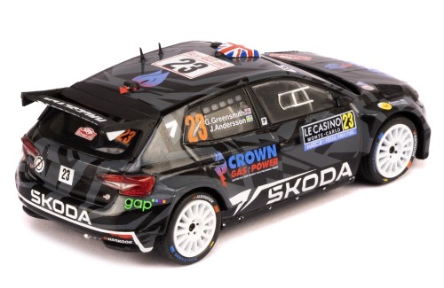 ŠKODA FABIA RS Rally2 #23 G.Greensmith - J.Andersson Rallye Monte-Carlo 2025 