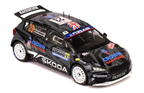 ŠKODA FABIA RS Rally2 #23 G.Greensmith - J.Andersson Rallye Monte-Carlo 2025 