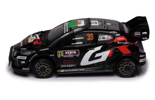TOYOTA GR YARIS Rally 1 #33 E.Evans - S.Martin Winner Rally Kenya 2025