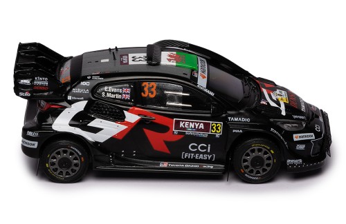 TOYOTA GR YARIS Rally 1 #33 E.Evans - S.Martin Winner Rally Kenya 2025