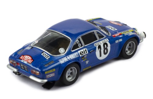 ALPINE RENAULT 1800S #18  J-C.Andruet - M.Petit Winner Rallye Monte-Carlo 1973 with Figurines