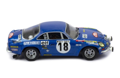 ALPINE RENAULT 1800S #18  J-C.Andruet - M.Petit Winner Rallye Monte-Carlo 1973 with Figurines
