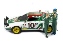 Lancia Stratos HF #10 S. Munari-S. Maiga Winner Rallye Monte Carlo 1976 with Figurines
