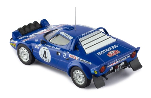 LANCIA STRATOS HF #4 B.Darniche-A.Mahe Winner Rallye Monte-Carlo 1979 with Figurines 