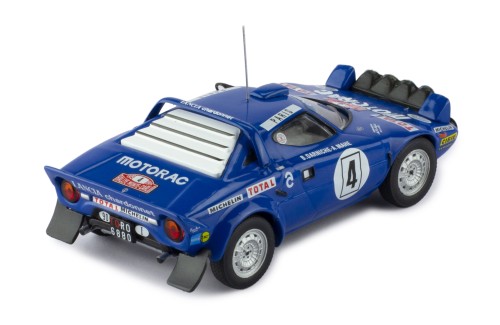 LANCIA STRATOS HF #4 B.Darniche-A.Mahe Winner Rallye Monte-Carlo 1979 with Figurines 