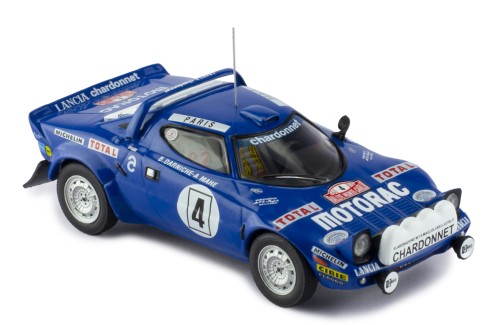LANCIA STRATOS HF #4 B.Darniche-A.Mahe Winner Rallye Monte-Carlo 1979 with Figurines 