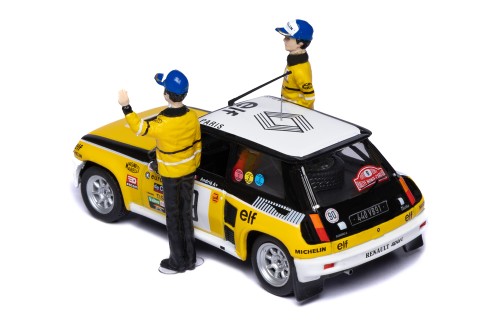 RENAULT 5 TURBO #9 J.Ragnotti - J.M.Andre Winner Rallye Monte-Carlo 1981 with Figurines