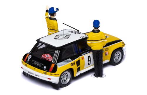 RENAULT 5 TURBO #9 J.Ragnotti - J.M.Andre Winner Rallye Monte-Carlo 1981 with Figurines